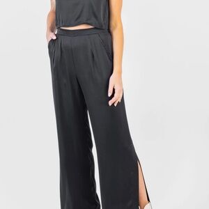 Koch Jules Pant Polysatin Black